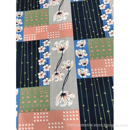 Classical Design Cotton Linen Printed Fabric